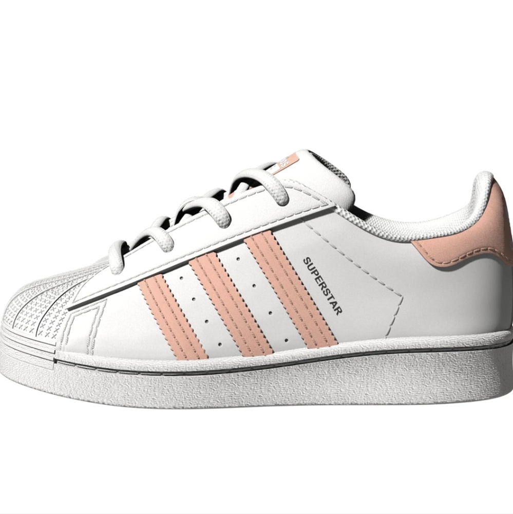 NWT Girls Adidas originals Superstar sneakers size 3.5